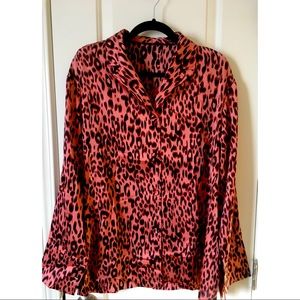 Silk lounge shirt